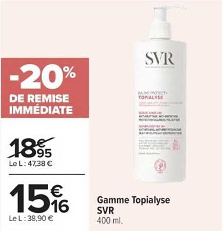 Gamme Topialyse SVR