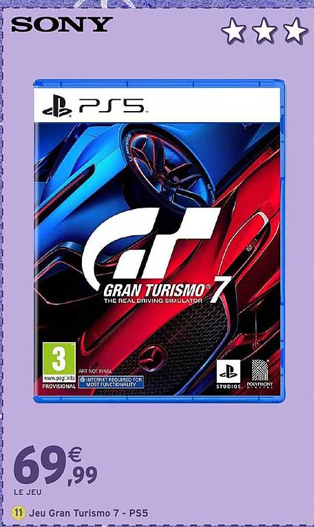 Jeu Gran Turismo 7 - PS5