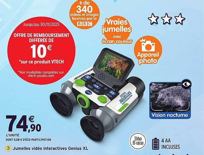 Jumelles vidéo interactives Genius XL