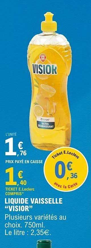 LIQUIDE VAISSELLE "VISIOR"