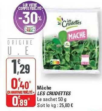 Mâche LES CRUDETTES