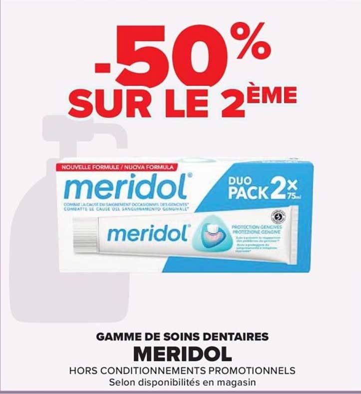 Meridol -50% SUR LE 2ÈME