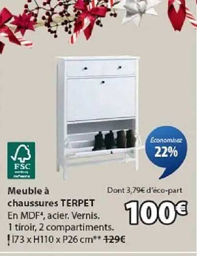 Meuble à chaussures TERPET