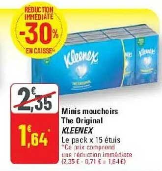 Minis mouchoirs The Original KLEENEX
