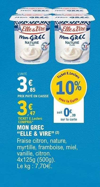 Mon Grec 'Elle & Vire'