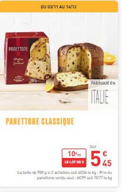 PANETTONE CLASSIQUE