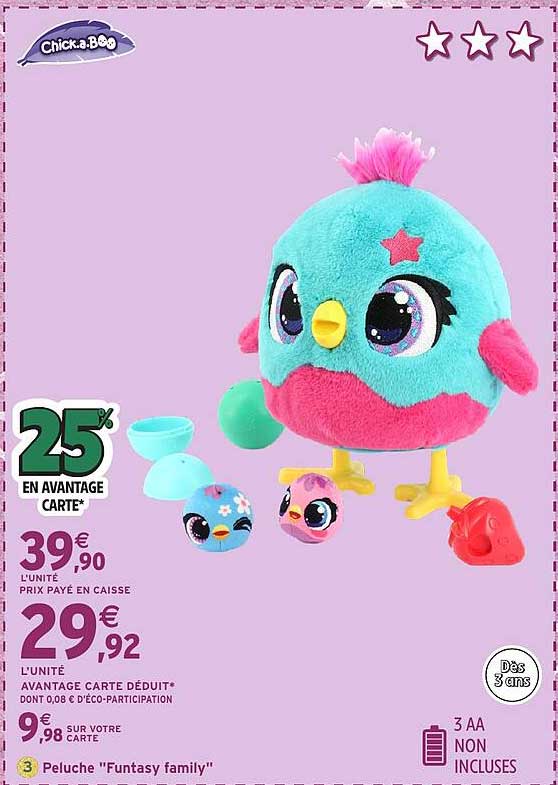 Peluche "Funtasy family"