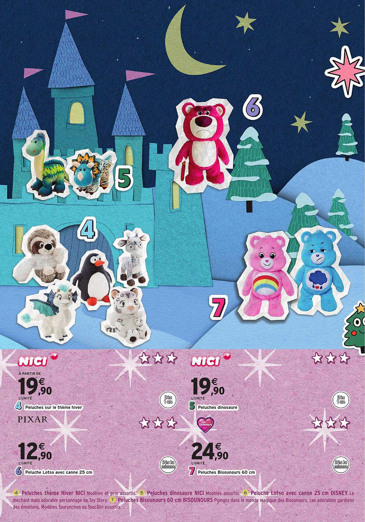 Peluches à partir de 19,90€ l'unité