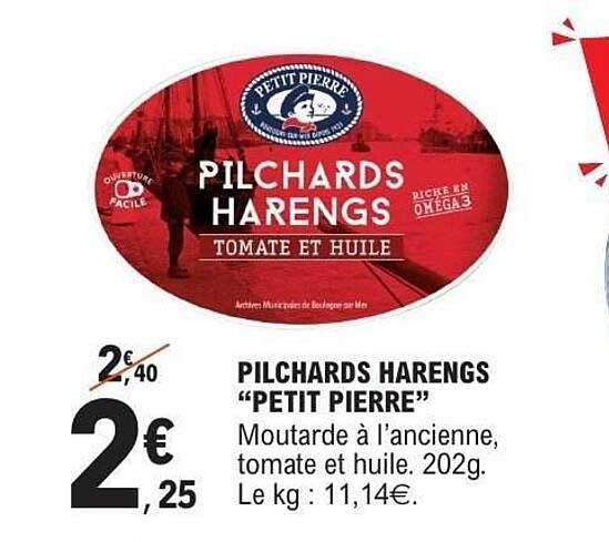 PILCHARDS HARENGS "PETIT PIERRE"