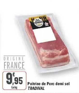 Poitrine de Parc demi sel TRADIVAL