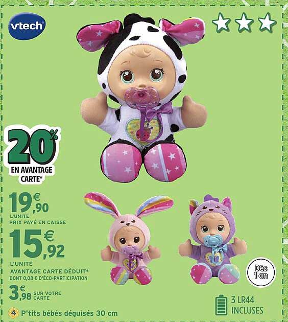 P'tits bébés déguisés 30 cm