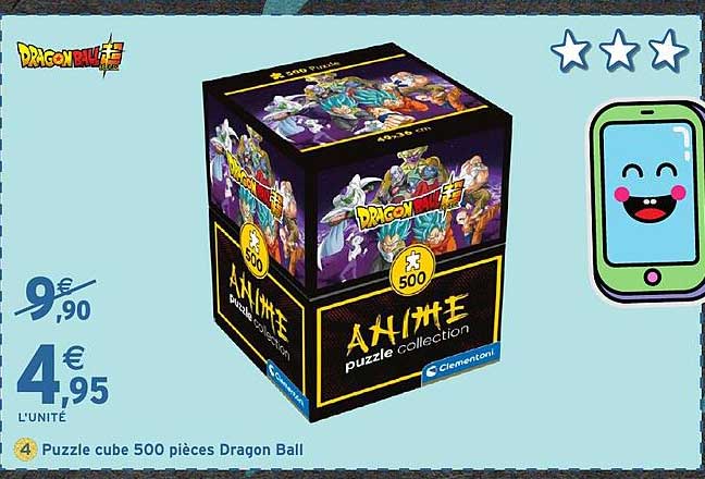 Puzzle cube 500 pièces Dragon Ball