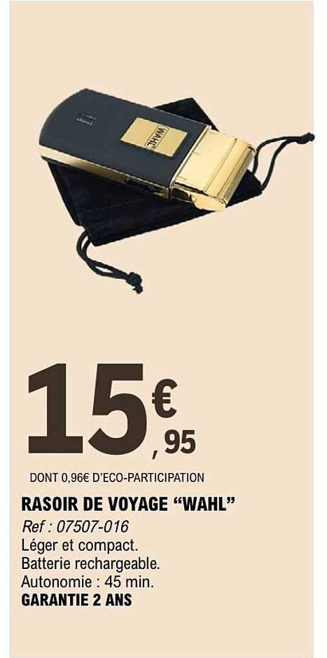 RASOIR DE VOYAGE "WAHL"