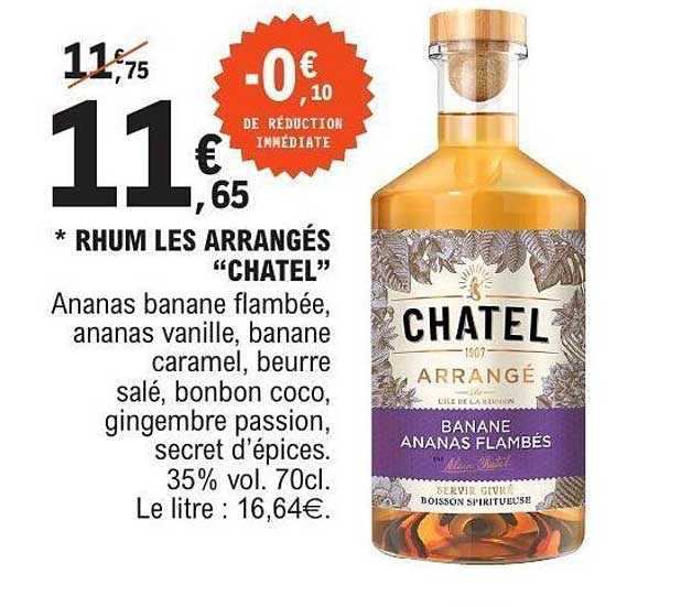 RHUM LES ARRANGÉS "CHATEL"