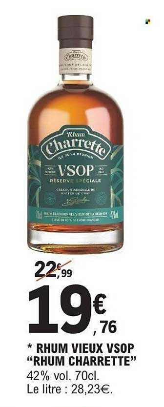 RHUM VIEUX VSOP "RHUM CHARRETTE"