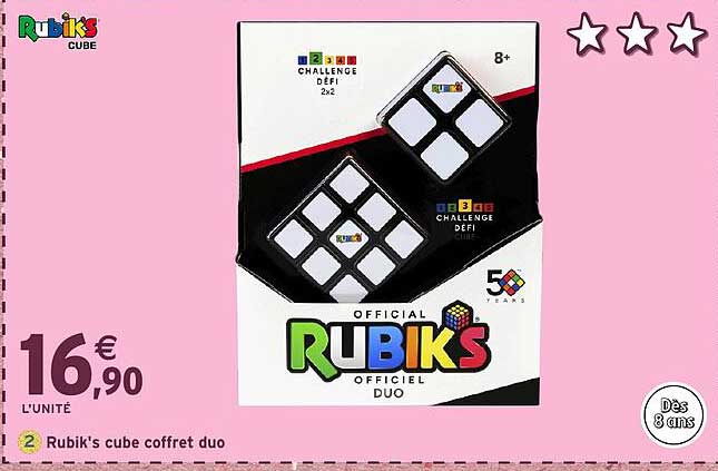 Rubik's cube coffret duo