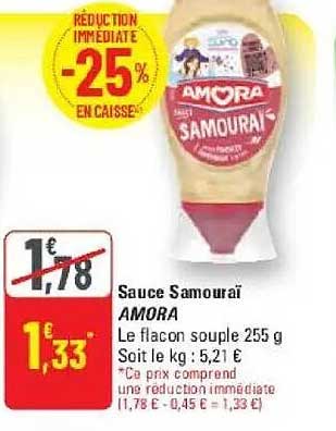 Sauce Samouraï AMORA