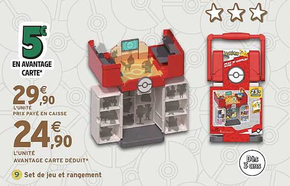 Set de jeu et rangement Pokémon