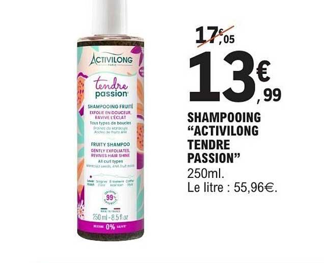SHAMPOOING "ACTIVILONG TENDRE PASSION"