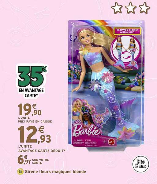 Sirenes Fleurs Magiques Blonde