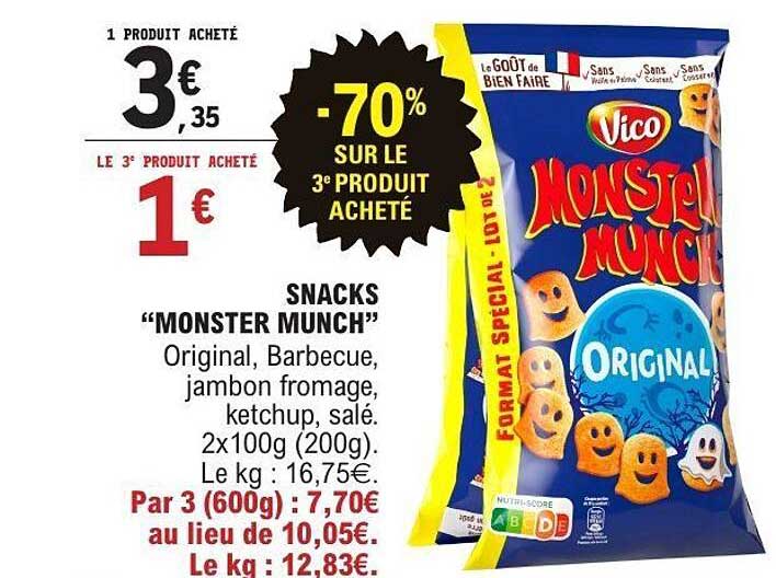SNACKS "MONSTER MUNCH"