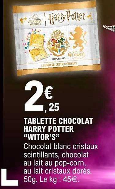TABLETTE CHOCOLAT HARRY POTTER “WITOR’S”