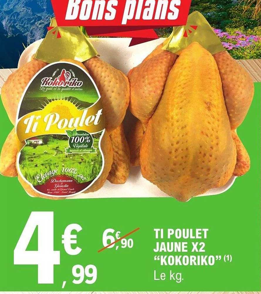 TI POULET JAUNE X2 "KOKORIKO"