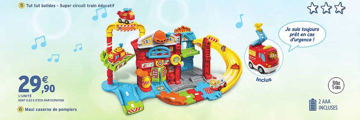 Tut tut bolides - Super circuit train éducatif