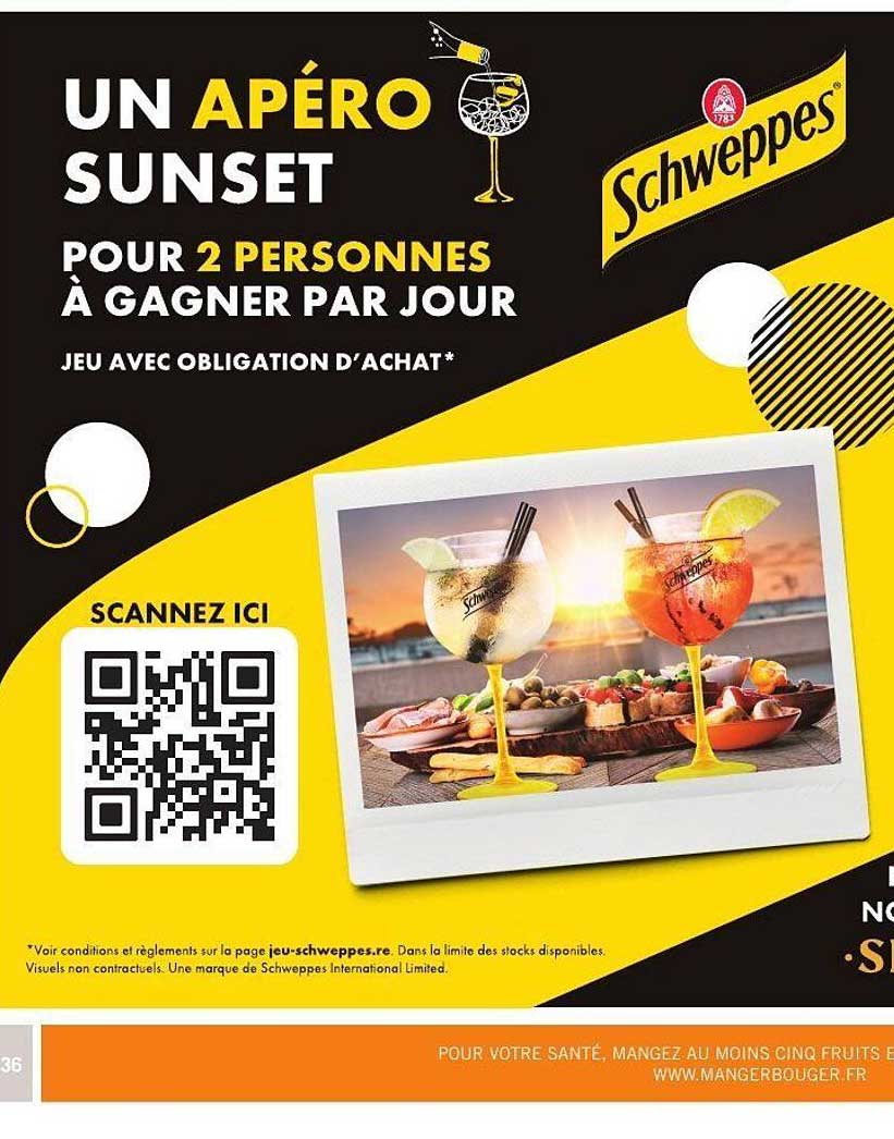 UN APÉRO SUNSET POUR 2 PERSONNES À GAGNER PAR JOUR