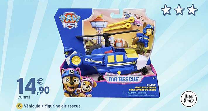 Véhicule + figurine air rescue
