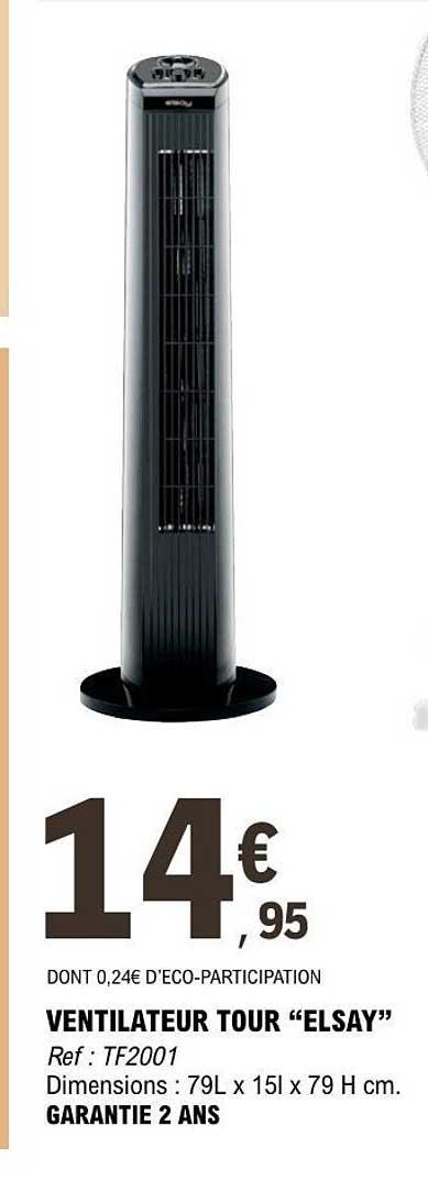 VENTILATEUR TOUR “ELSAY”