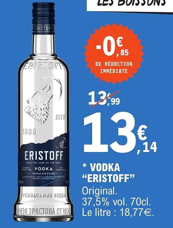 * VODKA “ERISTOFF”