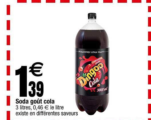 Soda goût cola