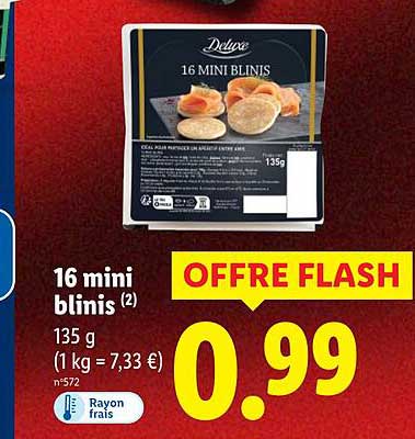 16 mini blinis