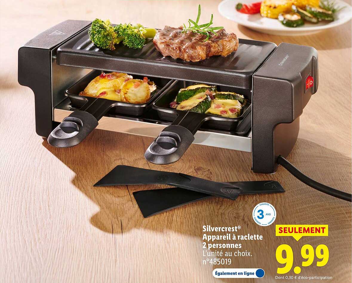 Appareil A Raclette Silvercrest Lidl 2022