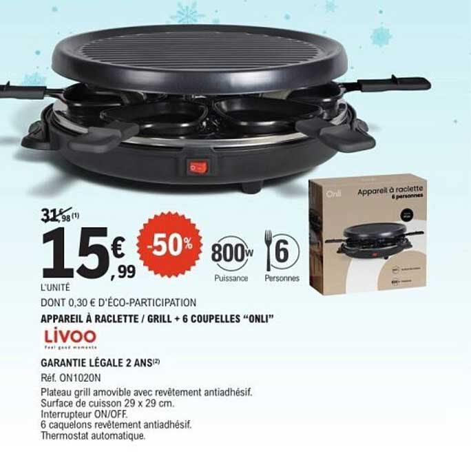 Appareil A Raclette Leclercnull