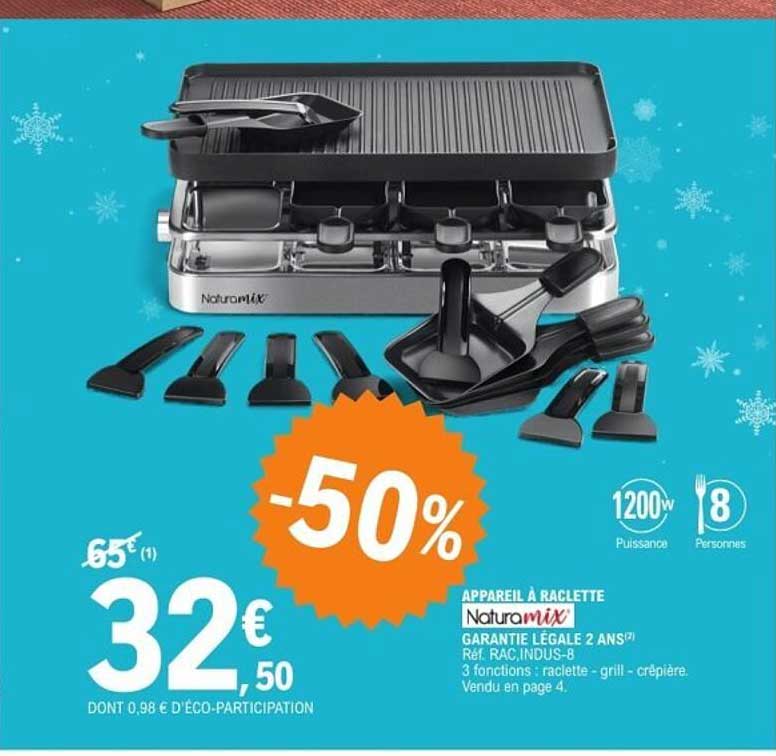 Appareil A Raclette Leclercnull