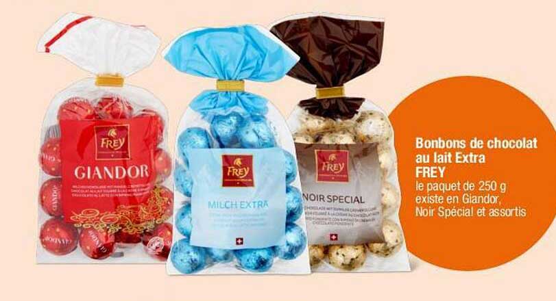 Bonbons de chocolat au lait Extra FREY