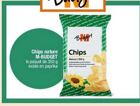 Chips nature M-BUDGET