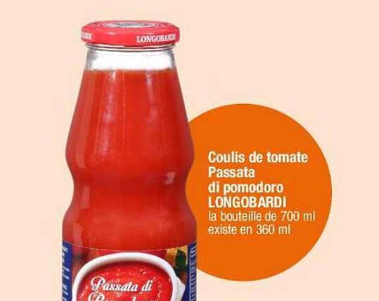 Coulis de tomate Passata di pomodoro LONGOBARDI