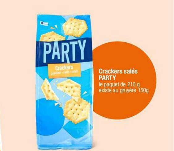 Crackers salés PARTY