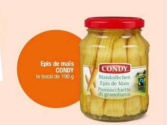 Epis de maïs CONDY le bocal de 190 g