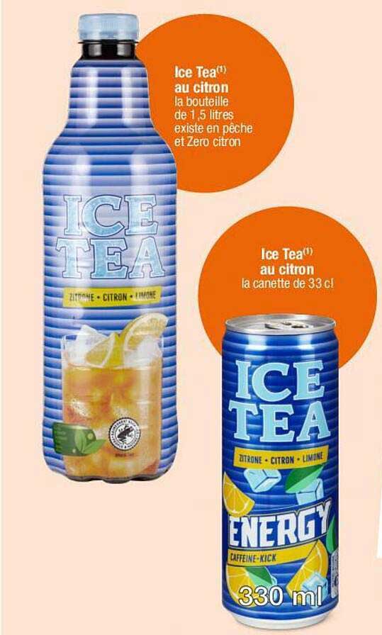 Ice Tea(*) au citron