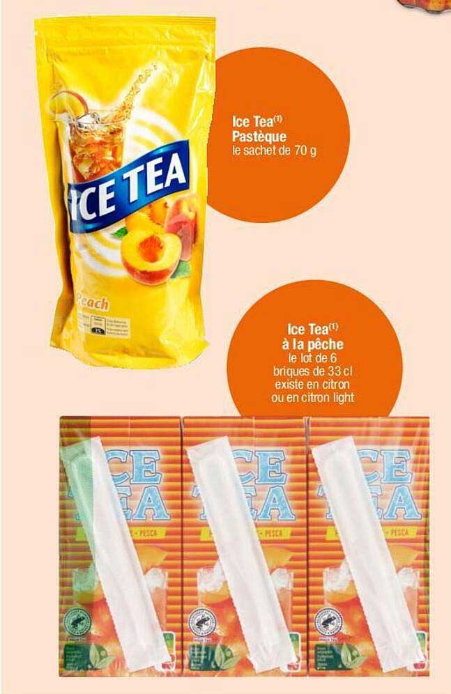 Ice Tea(*) Pastèque le sachet de 70 g