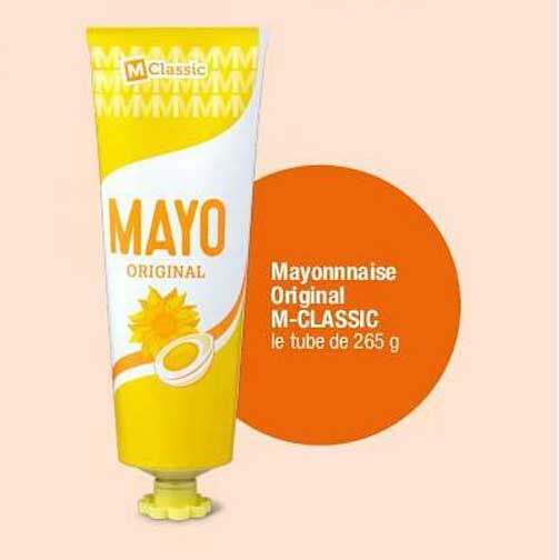 Mayonnnaise Original M-CLASSIC le tube de 265 g