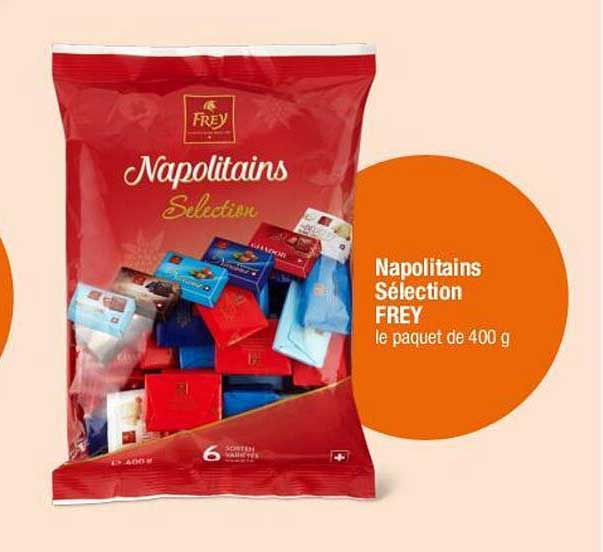 Napolitains Sélection FREY le paquet de 400 g