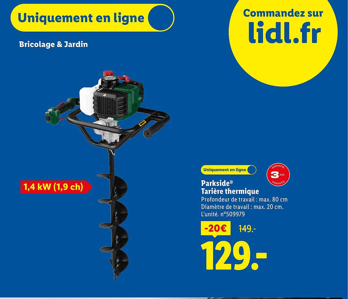 Tariere Electrique Lidl