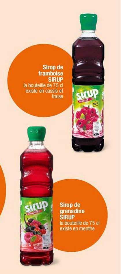 Sirop de framboise SIRUP