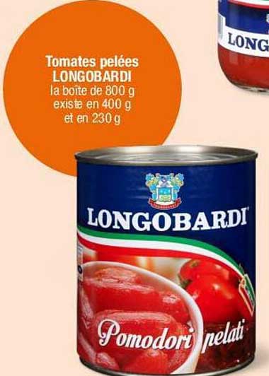 Tomates pelées LONGOBARDI