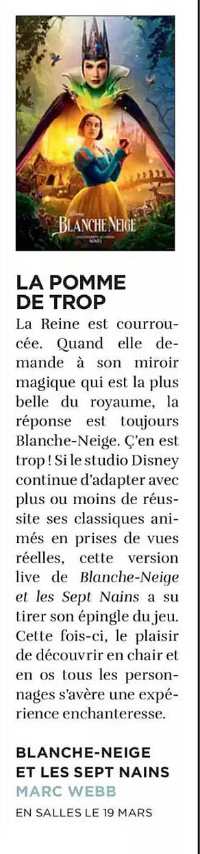 BLANCHE-NEIGE ET LES SEPT NAINS